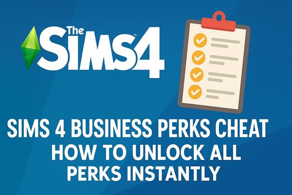 Sims 4 business perks cheat - how to unlock all perks instantly